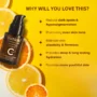 YorNeza Vitamin C 20% Liposomal Face Serum, 30 ml, Brightening & Lightening